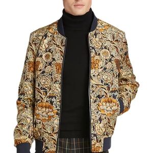 Patterned Bomber Jacket